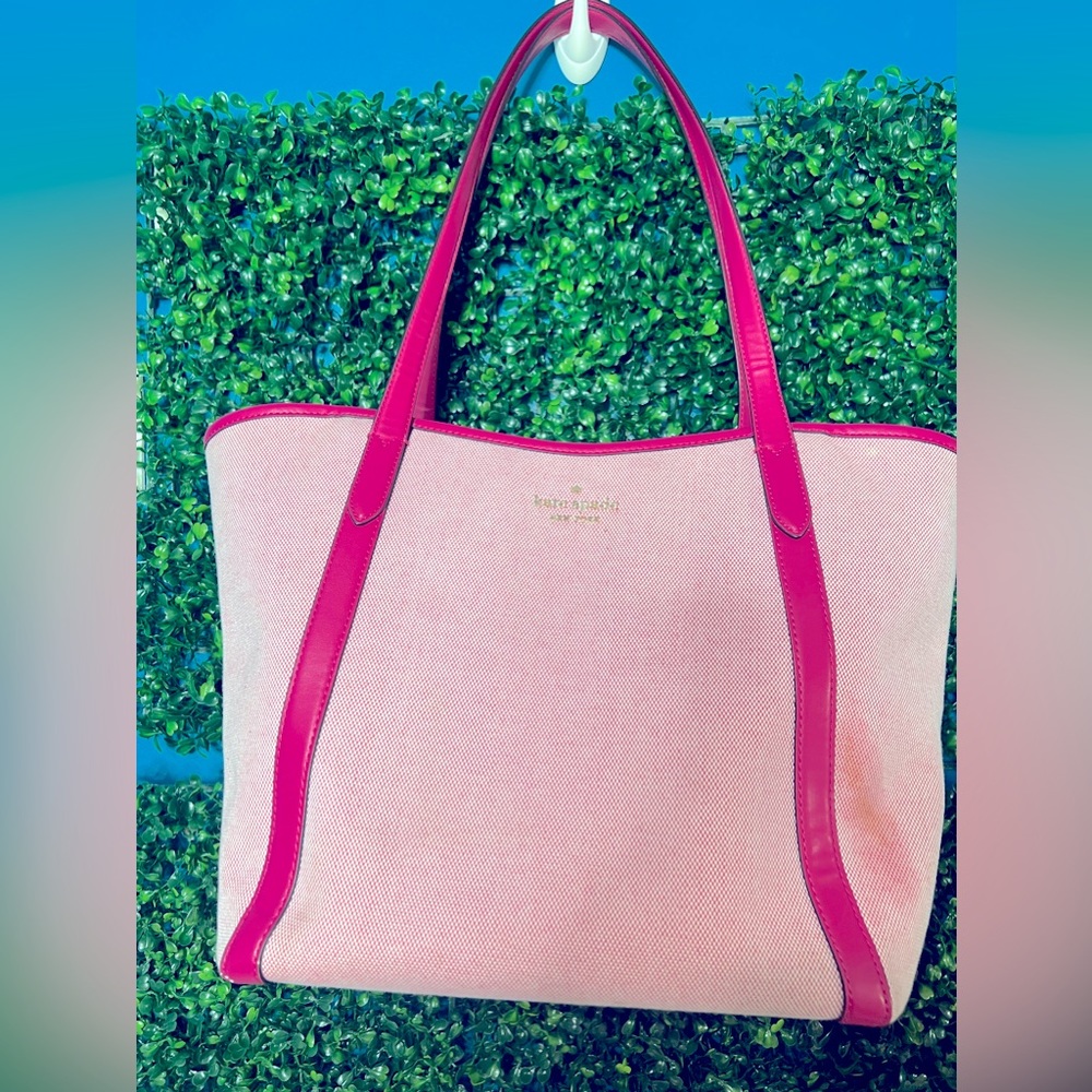 Kate Spade Pink Bucket Tote Bag